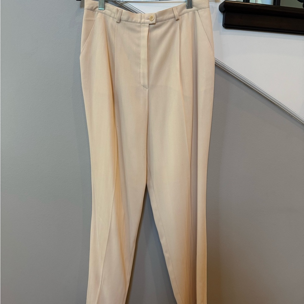 Escada Vintage Cream Women's Trousers